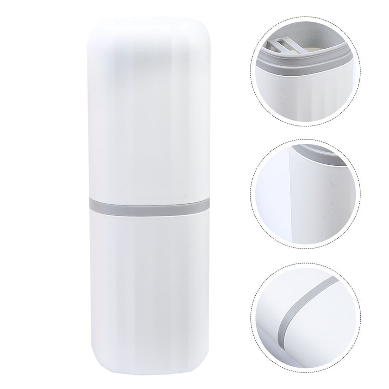 2pcs Toothbrush Case Toothbrush Storage Box for Travel Bathroom Supplies - Image 1
