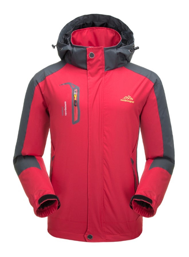 NIBEMINENT Detachable Hooded Waterproof Sports Jacket M 