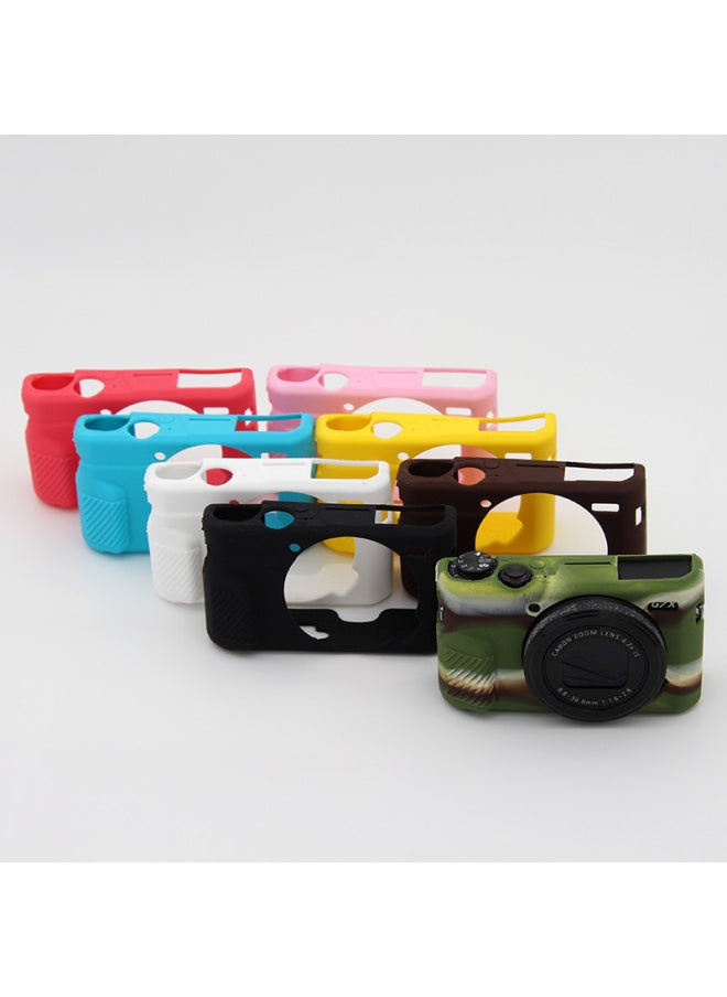 Generic Camera Silicone Cover For Canon CanonG7XMarkII/IIIG7X2/G7X3 Camera Cover-Color:Black  - Image 2