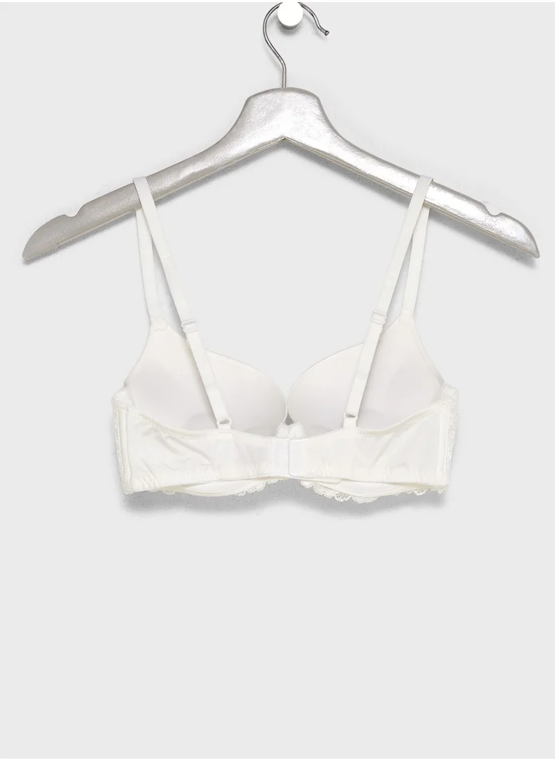 Dorina Lace Detail Push Up Bra