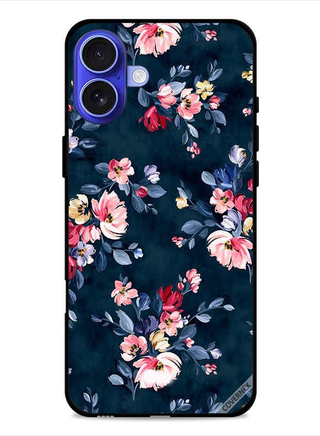 Covernex Apple iPhone 16 Plus Protective Case Cover Hand Painted Flowers - Image 1