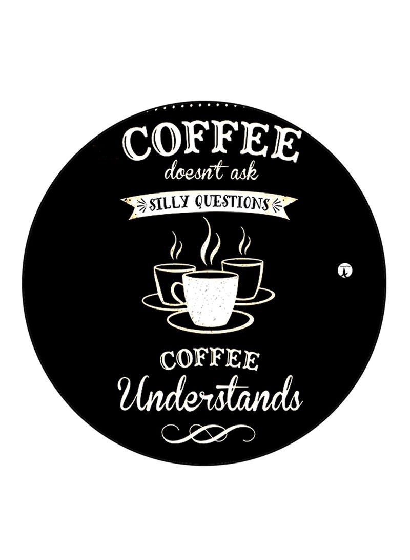RKN English Phrases Printed Large Pin Multicolour - Image 1