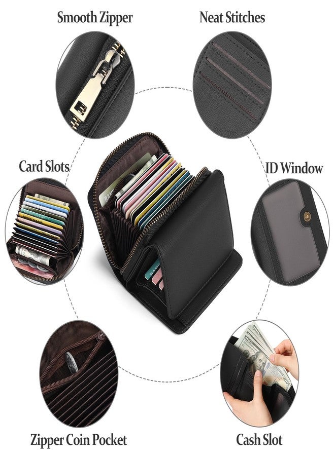 GAEKEAO Small Wallets for Women Leather RFID Blocking Credit Card Holder Wallet - Image 3