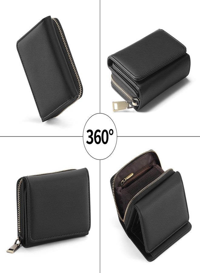 GAEKEAO Small Wallets for Women Leather RFID Blocking Credit Card Holder Wallet - Image 5