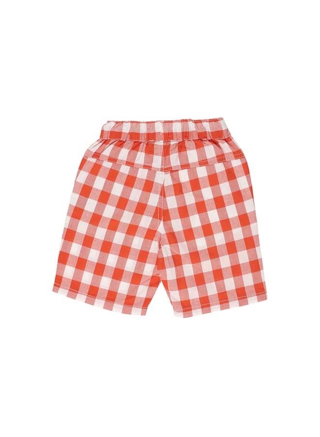 Panco HAVE SOME FUN Checkered Shorts with Elastic Waist  - Image 2