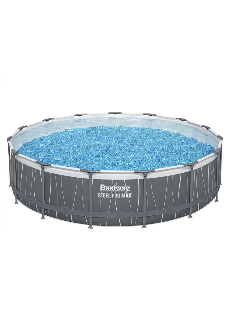 Bestway Pool Set Steel Pro Max LED 457x107cm | Includes LED light | Family Pool | Summer Pool - Image 1