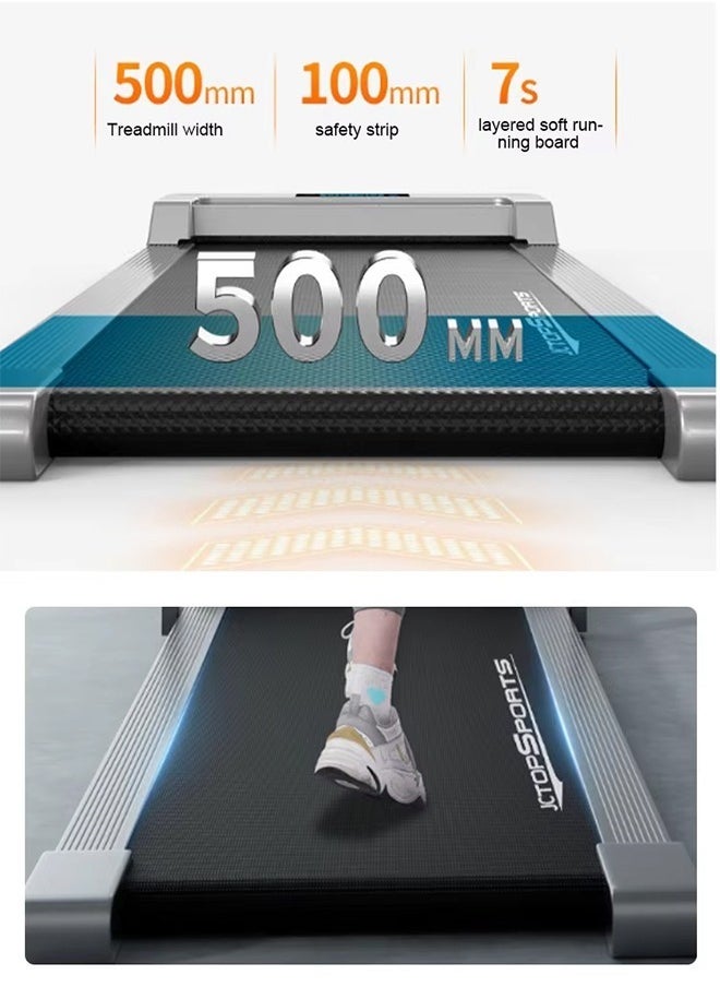 OHAHO - Walking Pad Under Desk Treadmills for Home 245 Lbs Capacity 3 in 1 Portable Treadmill with Remote Control LED Display - Image 1