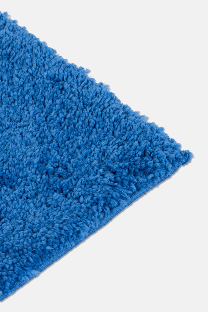 YOTO Cornflower Bath Mat, Blue - Image 3
