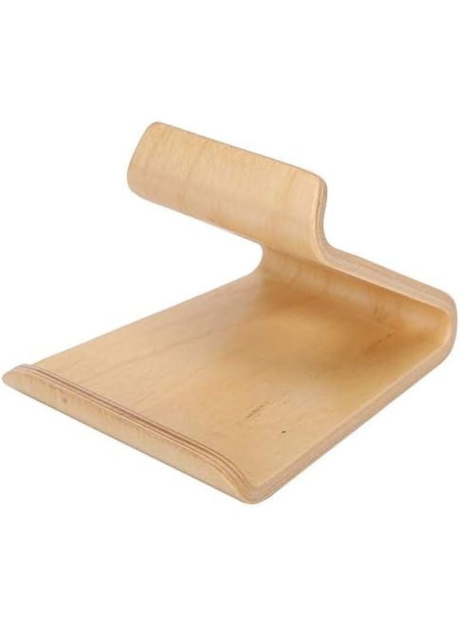 Acouto Light Walnut Double Sided Phone Tablet Holder Stand - Image 2