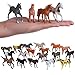 JOKFEICE Horse Figures 18PCS Plastic Miniature Animal Toys for Science Project Learning Educational Toys Cake Topper Birthday for Kids Toddlers - Image 4