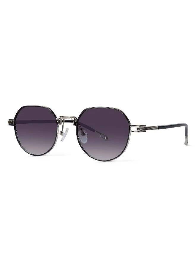 Woggles UV- Protected Blue Polarized Round Sunglasses