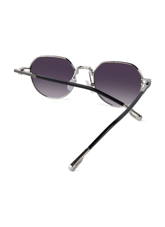 Woggles Ockhi Grit Blue Polarized Round Sunglasses
