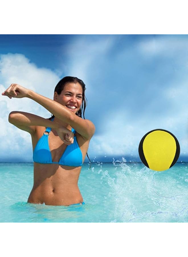 KASTWAVE Water Bouncing Ball Hand Stress Relief Ball 2 Pack Water Jumping Ball For Swimming Pool Beach Ocean And Outdoor Activity (Yellow+Green 5.5Cm) - Image 4