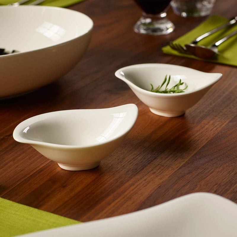 Villeroy & Boch Villeroy  Boch New Cottage Special Serve Salad Small Dip Bowl 475 x 3 in 275 oz Capacity Premium Porcelain Made in Germany Rich Creamy White  - Image 2