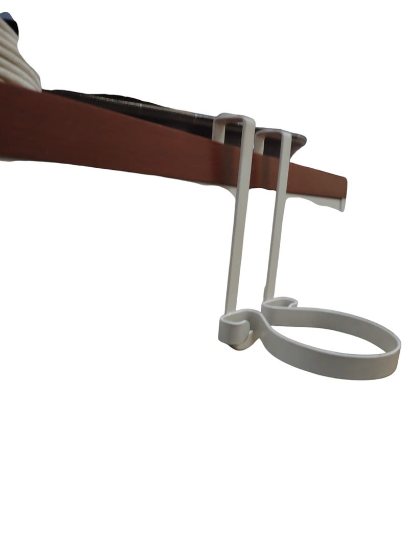 White metal dryer holder - Image 2