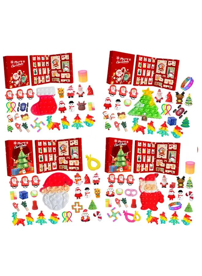 Christmas Book Advent Calendar 24 Day Sensory Surprise Toys For Kids - Image 4