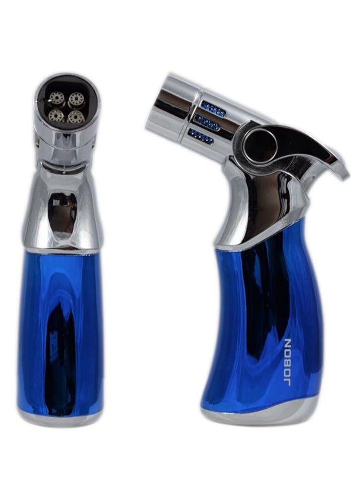 JOBON Windproof 4-Jet Flame Torch Lighter Butane Refillable Gas Lighter | High Power Lighter (Butane Gas Not Included) for Bakhoor Charcoal, Candle, Cooking, Camping, Baking, BBQ and Professional Use  - Image 2