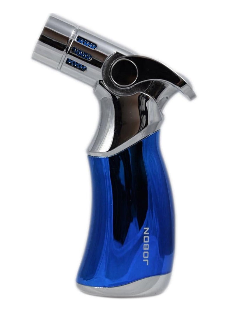 JOBON Windproof 4-Jet Flame Torch Lighter Butane Refillable Gas Lighter | High Power Lighter (Butane Gas Not Included) for Bakhoor Charcoal, Candle, Cooking, Camping, Baking, BBQ and Professional Use  - Image 1
