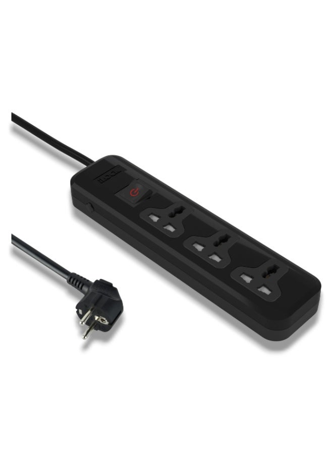 آي لوك مشترك iLOCK Basic  أصلي 100% (بدون أرضي): 3 مآخذ طاقة، كابل نحاس 2 متر، ضمان 10 سنوات - Image 3