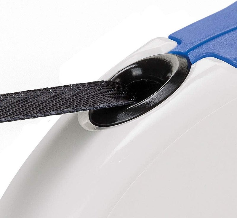 Ferplast Retractable Dog Lead AMIGO TAPE L, Extendable tape, 5 m, Max 50 kg, Blue - Image 5