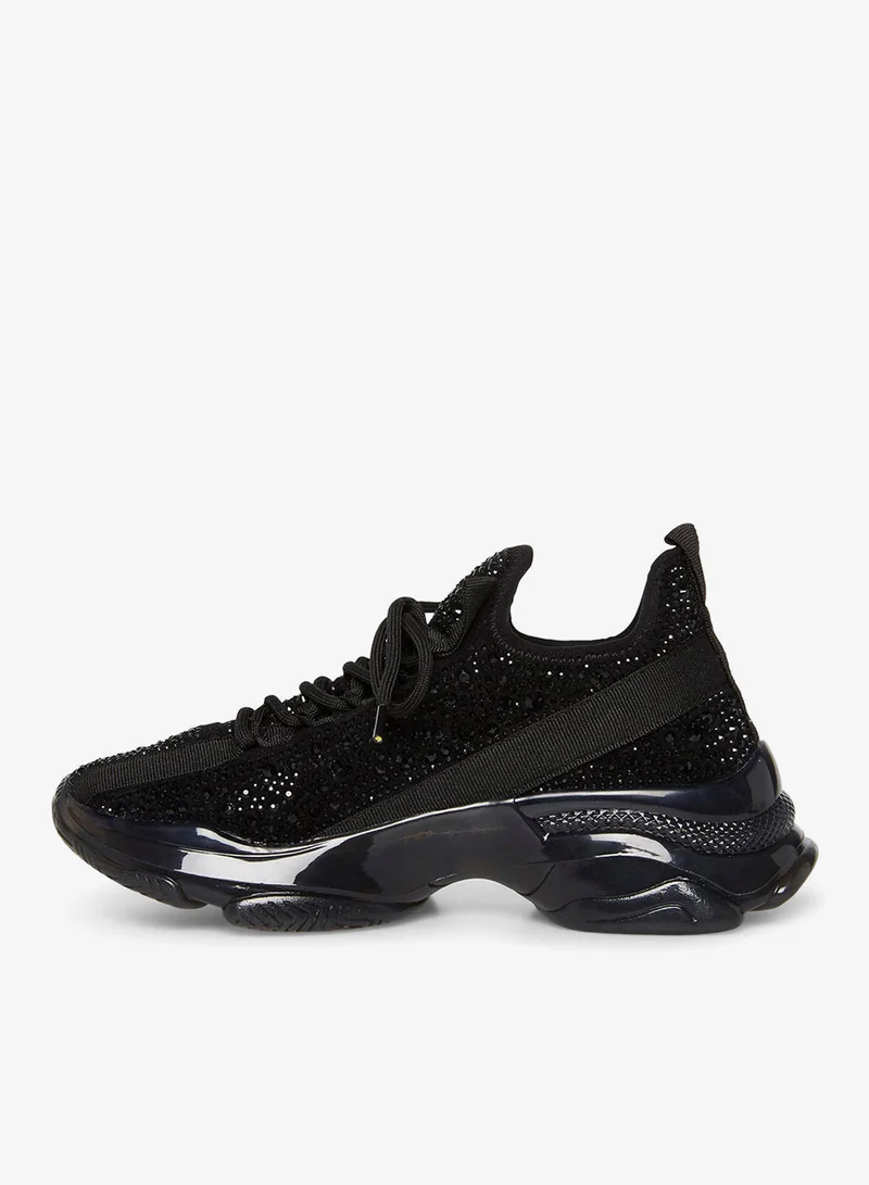 STEVE MADDEN Flat-Sports Black Women's Sneakers