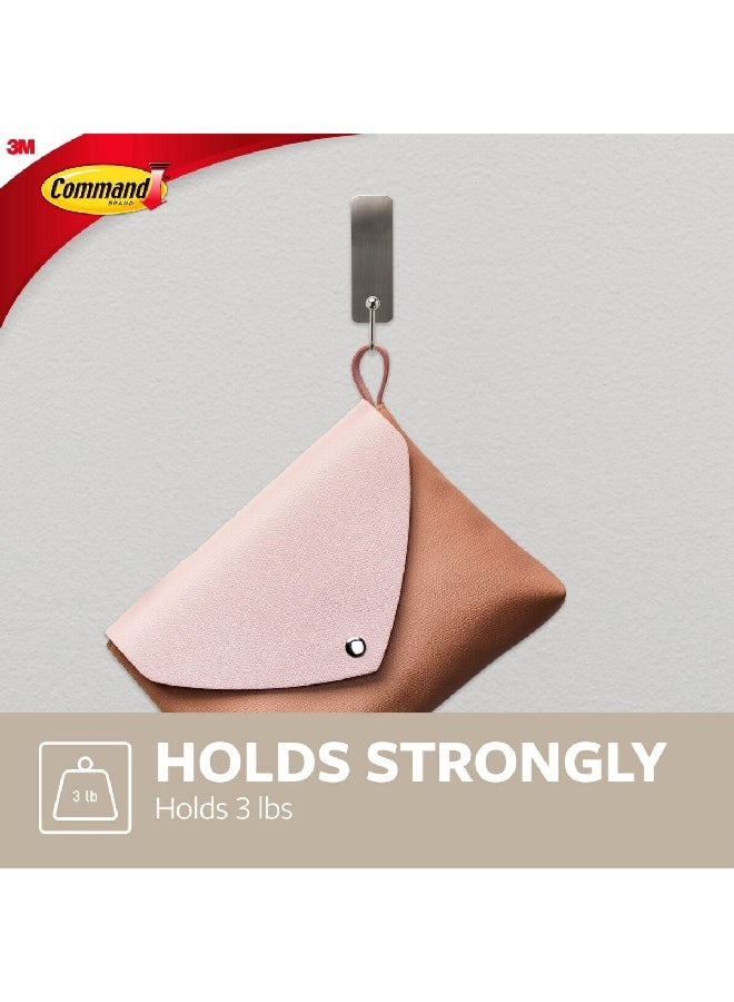 Command Damage-Free All-Purpose Utility Hook Brushed Nickel Medium 7100157625  - Image 3