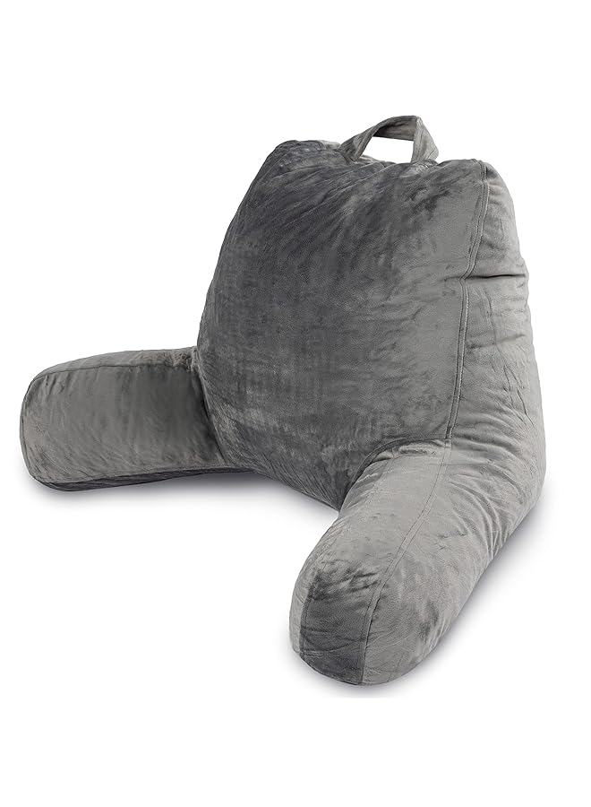 erorex Standard 46Cm Reading Pillow With Shredded Memory Foam Great As Backrest For Books Or Gaming 46Cm X 38Cm Sit Up Pillow - Image 1