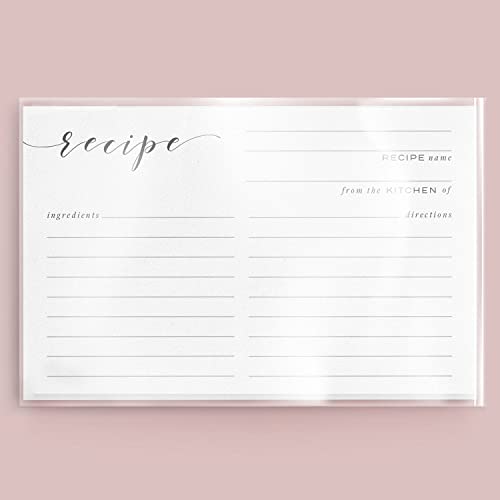 Dashleigh Recipe Card Notepad, 4x6 in, 100 Sheets, Front and Back - Image 3
