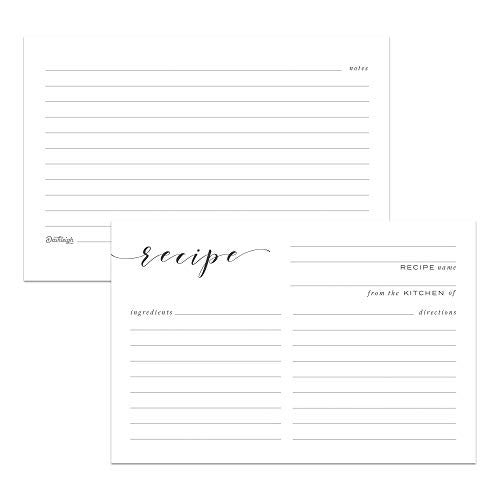 Dashleigh Recipe Card Notepad, 4x6 in, 100 Sheets, Front and Back - Image 4