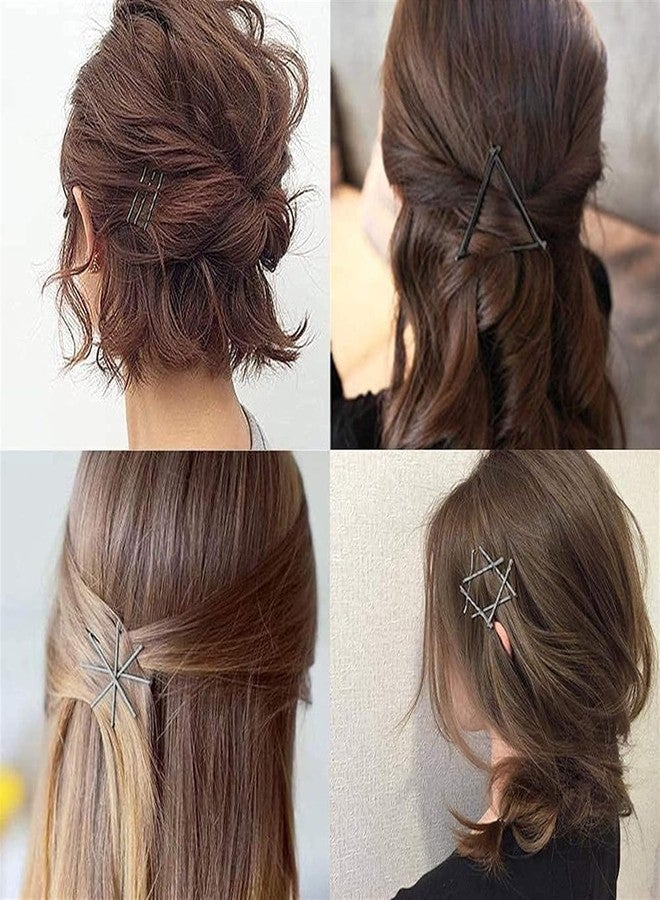 GODFLY Brown Bobby Pins 6 Cm For Girls Women, Mini Wavy Hair Clips For Updos, Non Slip Hairpins For Daily Use, Durable Metal Hair Accessories For Bridal, Office, Travel, 40 PCS-MULTI COLOR - Image 2