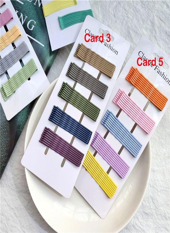 GODFLY Brown Bobby Pins 6 Cm For Girls Women, Mini Wavy Hair Clips For Updos, Non Slip Hairpins For Daily Use, Durable Metal Hair Accessories For Bridal, Office, Travel, 40 PCS-MULTI COLOR - Image 4