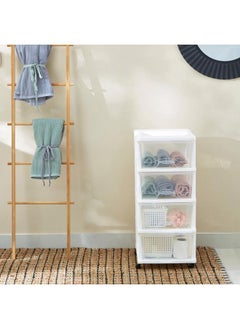KEVIN 4 Tier Drawer Set With Wheels 44X34X77 Cm  - Image 5