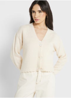 Button Detail Cardigan