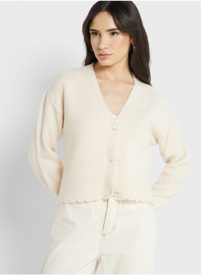 ONLY - Button Detail Cardigan - Image 1