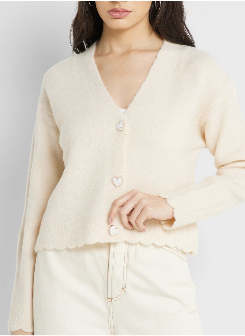 ONLY - Button Detail Cardigan - Image 1