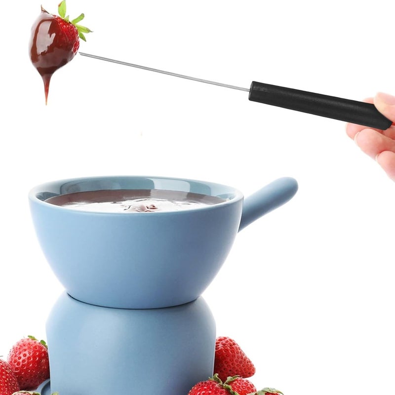 6Pcs Stainless Steel Fondue Forks Set with Dipping Tools for Cheese Chocolate Fruit Dessert Baking Kitchen Use - Image 5