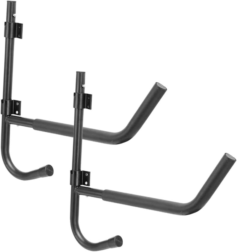 2 Sets Wall Mount Kayak Rack Heavy Duty Folding Canoe Holder for Garage Home Storage - Image 1