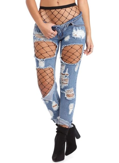 DayMod Fiona Waist Fishnet Tights | Fiona Waist Fishnet Tights 