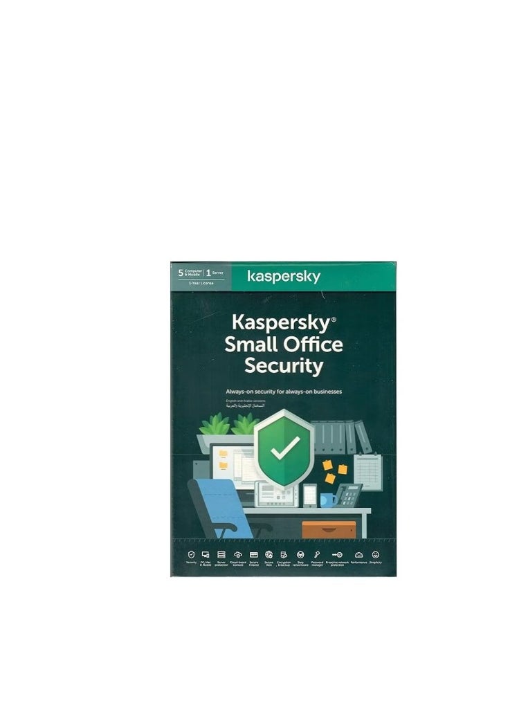 Kaspersky - Kaspersky Small Office Security | 5 Computer, 5 Mobile, 1 Server For 1 Year - Image 1
