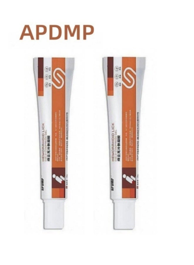 APDMP Hemorrhoid Lick Cold Compress Gel, Cold Skin Gel Hemorrhoid Cream, Fissure Cream, Hemorrhoid Relief Cream, Fast Relief of Hemorrhoids and Anal fissures, 20g (2box) - Image 1