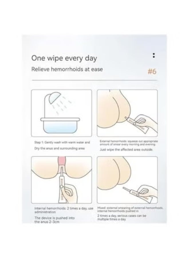 APDMP Hemorrhoid Lick Cold Compress Gel, Cold Skin Gel Hemorrhoid Cream, Fissure Cream, Hemorrhoid Relief Cream, Fast Relief of Hemorrhoids and Anal fissures, 20g (2box) - Image 5