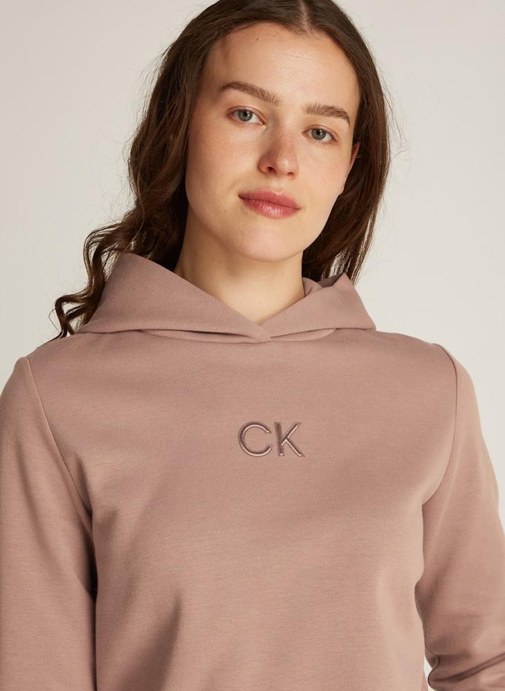 CALVIN KLEIN - Logo Drawstring Hoodie - Image 1