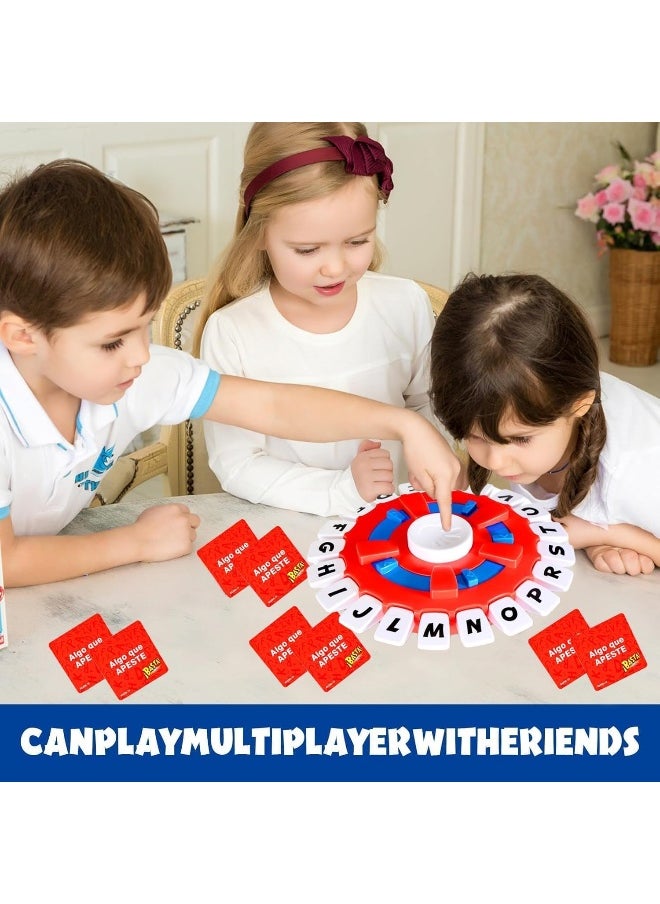 null - SAFENHAND Words Game, Quick Word Think Alphabet Letters Games with Timer Stop for Family Party, Letter Pressing Categories Fast Boardgame for Adults Kids, Learning Game Great for All Ages - Image 1