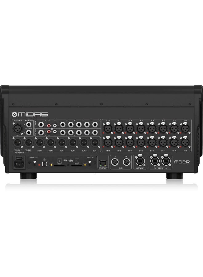Midas M32R LIVE Digital Console for Live & Studio with 40 Input Channels, 16 Midas PRO Microphone Preamplifiers & 25 Mix Buses - Image 2