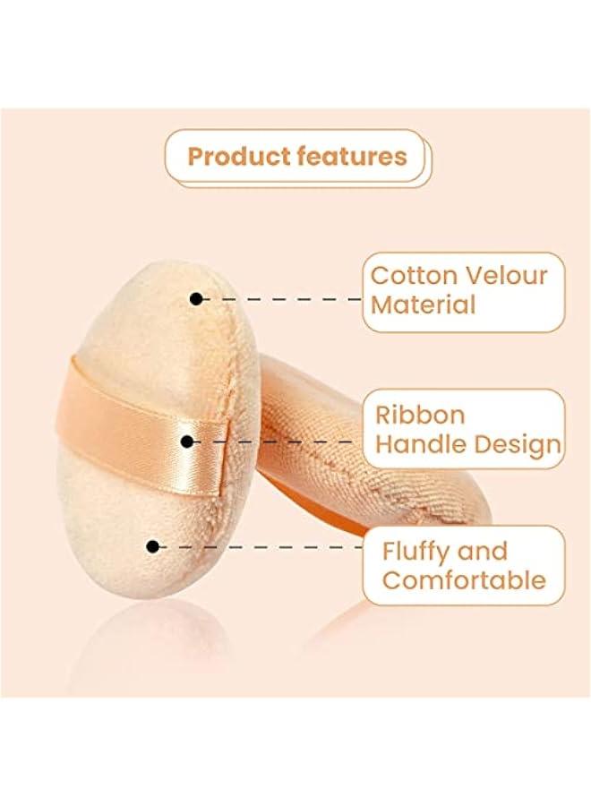 BWSJ Soft Sponge Foundation Makeup Tool Pure Cotton Powder Puff 295 Inch for Powder Foundation - Image 3