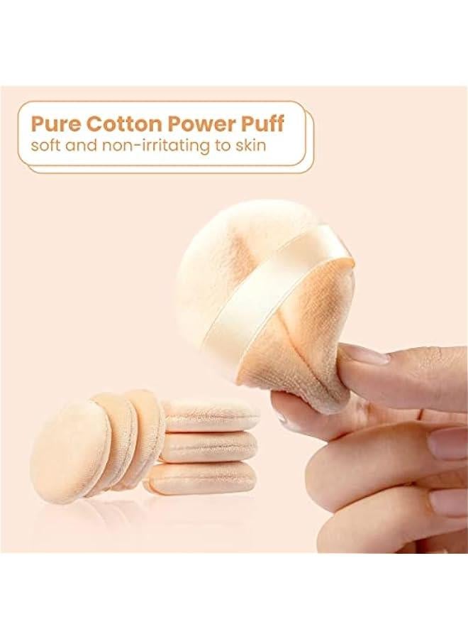 BWSJ Soft Sponge Foundation Makeup Tool Pure Cotton Powder Puff 295 Inch for Powder Foundation - Image 4