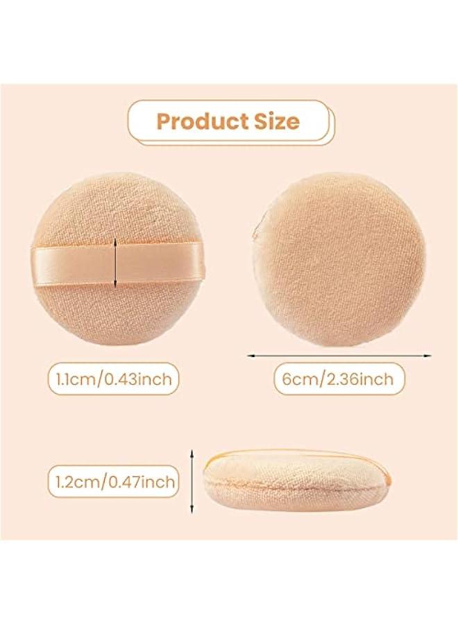 BWSJ Soft Sponge Foundation Makeup Tool Pure Cotton Powder Puff 295 Inch for Powder Foundation - Image 5