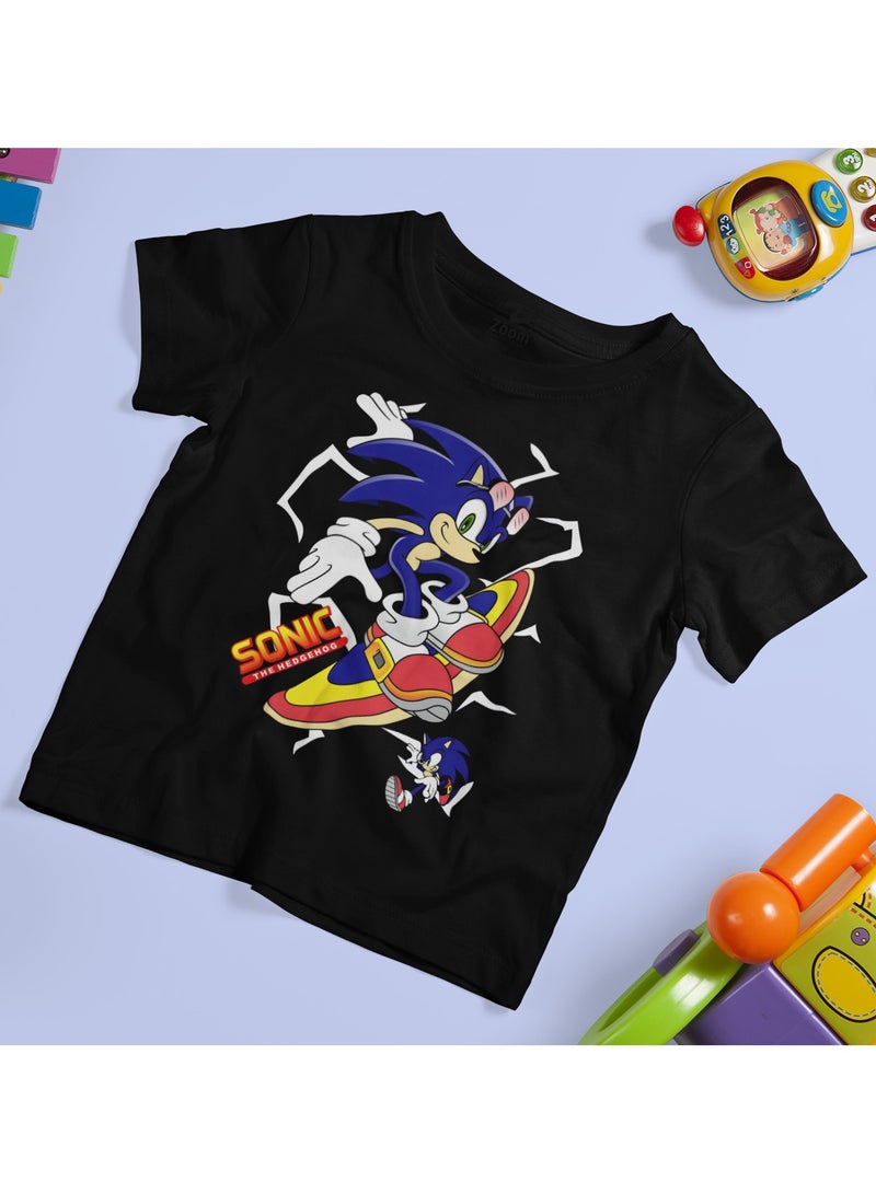 ZOOM تي شيرت تصميم سونيك القنفذ فولتاج