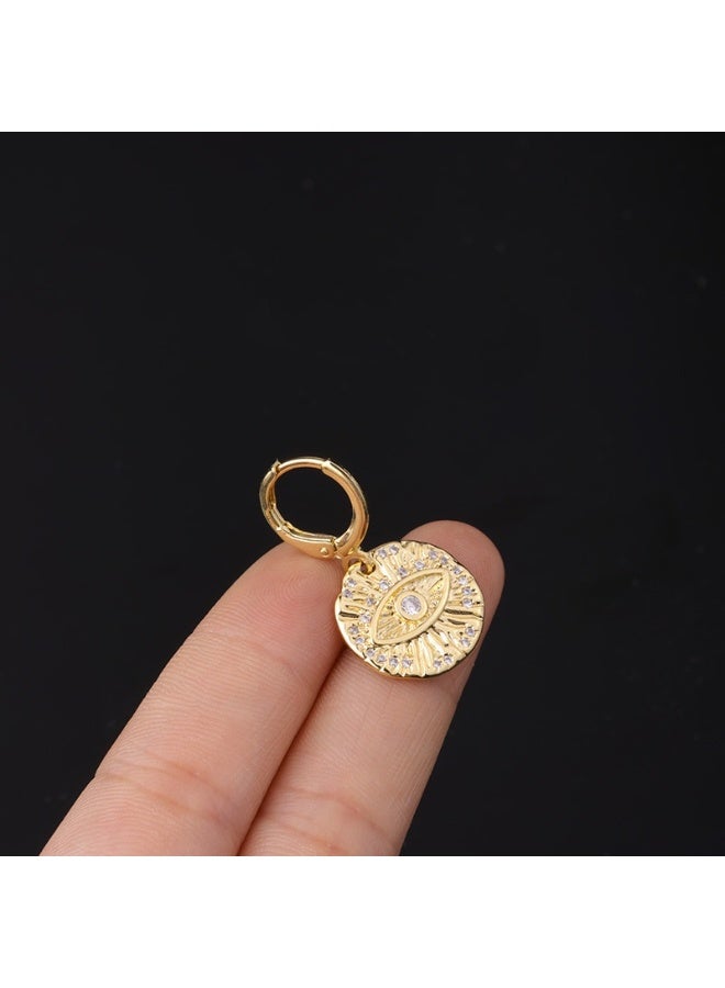 KUYING Fashionable Piercing Earrings Irregularly Worn Single Piece