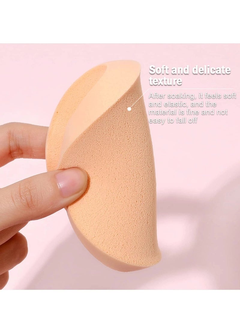 KHAJUL - 12-Piece Big Round Makeup Sponges Is Suitable for Eye Foundation, Blush Application, Forehead and Cheeks, Large Area of Makeup, Soft and Thick, Fast Makeup, Dry and Wet (Two Color) - Image 1